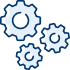 gears spinning icon